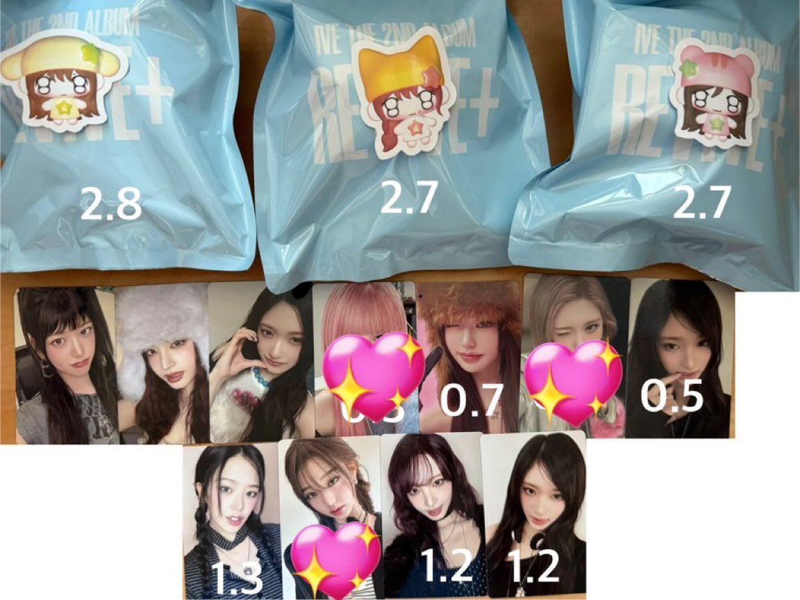 yyangdo____o's tweet photo. 아이브 리바이브플러스 앨범 포카 양도

쁘띠아이브 포카 포함, 인형 끝부분 살짝 개봉되어있습니다 

Ive revive+ 안유진 가을 레이 장원영 리즈 이서  뮤직코리아 sell 교환 분철 https://t.co/PK7X51yGt2