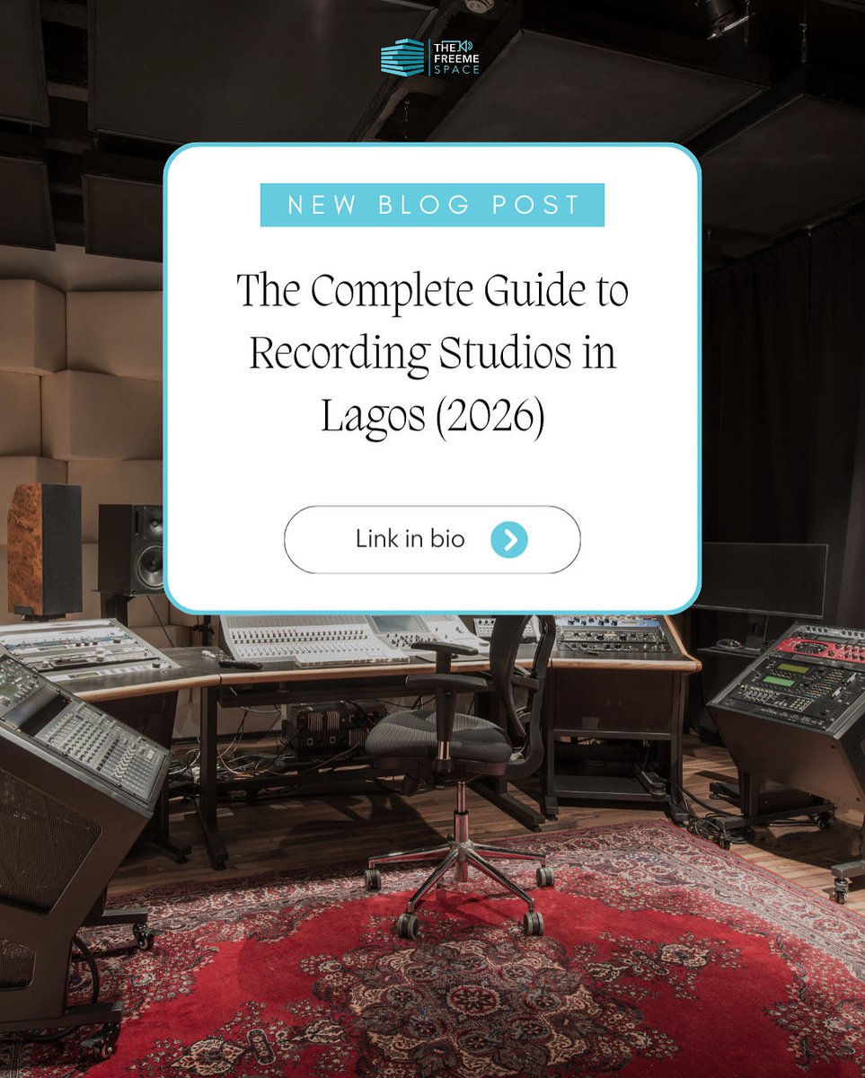 The Complete Guide to Recording Studios in Lagos (2026)

Discover the best recording studio Lagos has to offer. Complete guide covering facilities, pricing, equipment, and how to choose the right studio for your music project in 2026.

thefreemespace.com/blog/complete-…