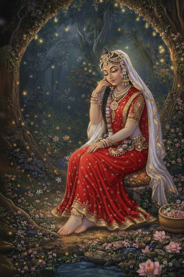 RadhaGlories's tweet photo. Maa Shri Radha rani 🌸 https://t.co/HJPoJwSfJL