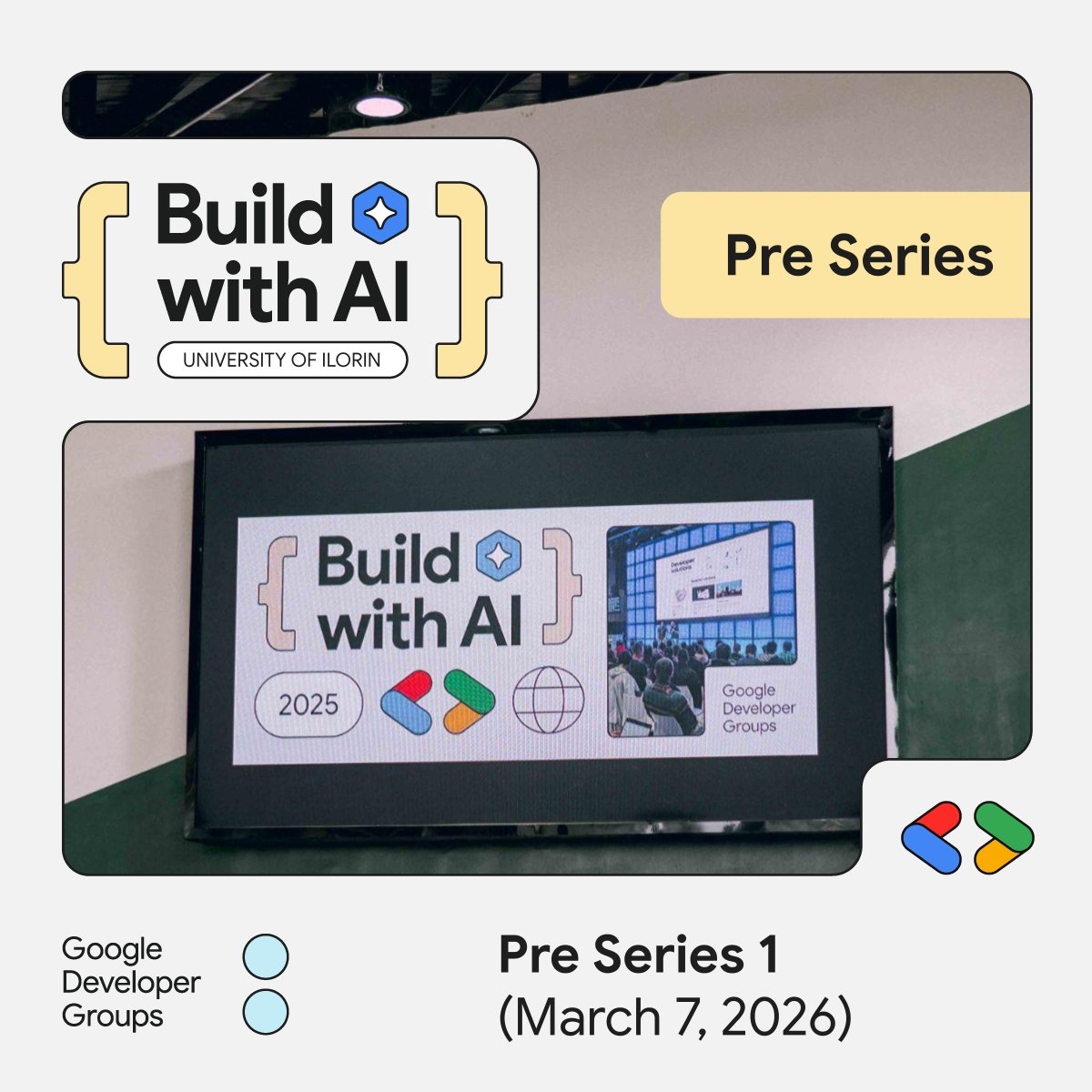 GDG On Campus Unilorin #BwAI26 tweet media