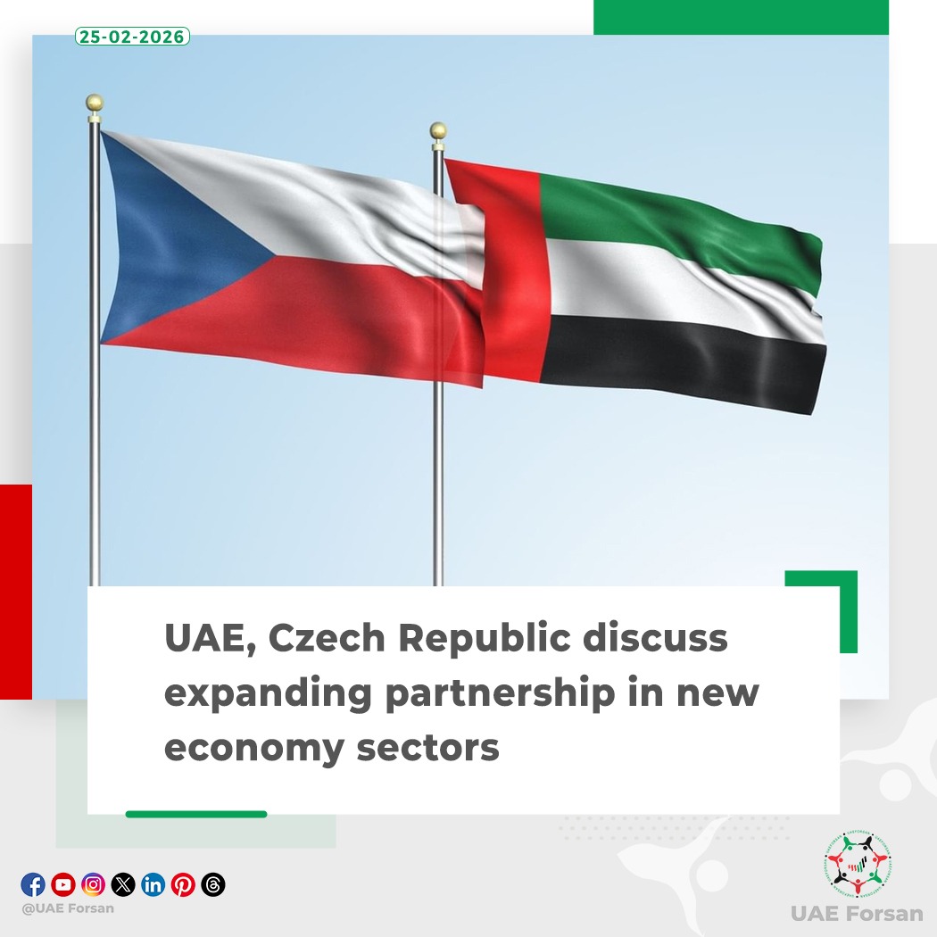 UAE_Forsan's tweet image. Minister of #Economy and Tourism Abdulla bin Touq Al Marri has emphasised the growing economic ties between the #UnitedArabEmirates and the #Czech Republic, highlighting the importance of expanding cooperation between their respective business communities 
@Economyae