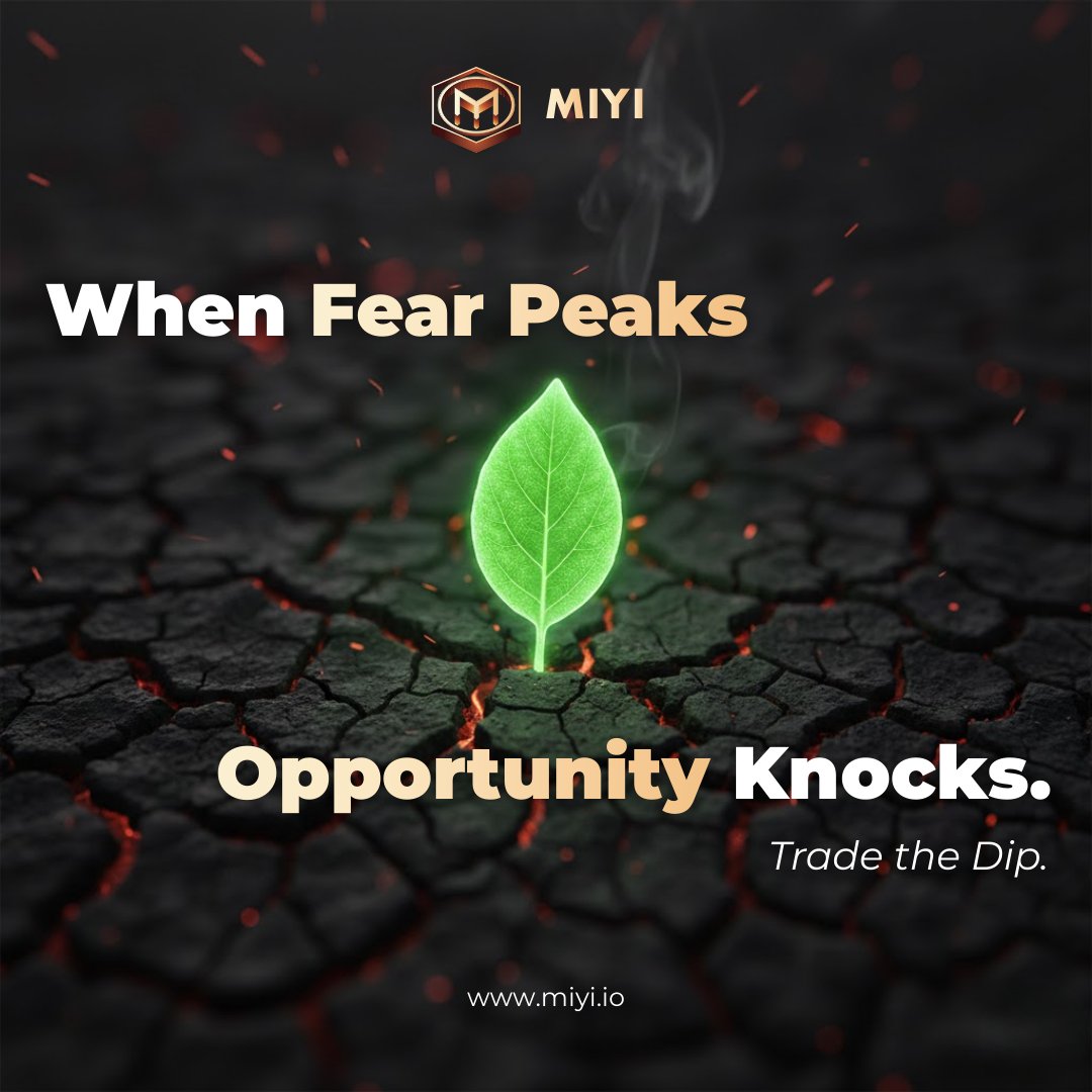 MIYICORE's tweet image. When fear peaks, opportunity knocks. 🔔

Red days test you. Green candles reward you. 📈

Trade the dip. Stay sharp with MIYI. 💚

Explore more: exchange.miyi.io/en-us/
.
.
.
#MIYI #TradeSmart #GreenCandle