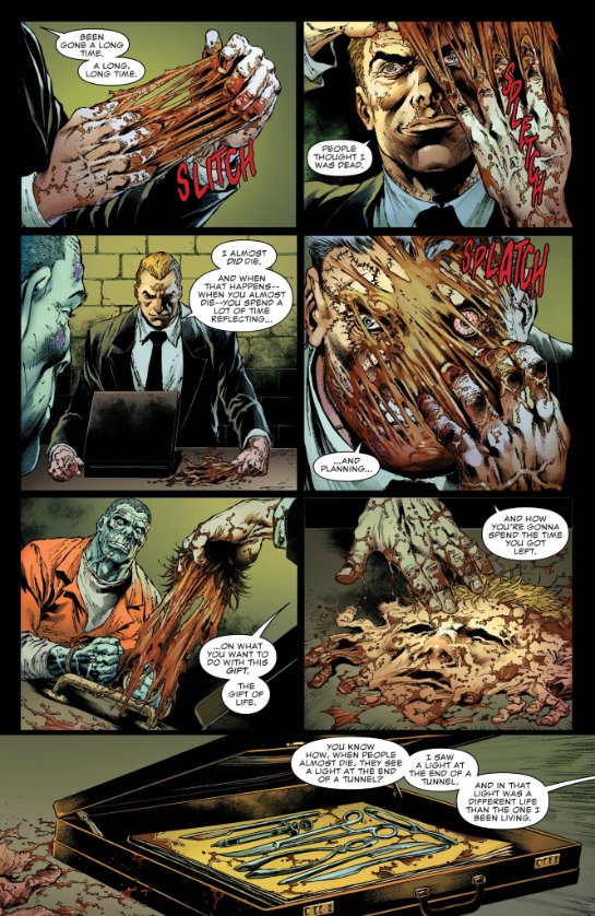 PunisherFanatic's tweet image. Welp, Billy's at it again. 😭

[The Punisher Vol. 13 (2026-Ongoing) #1] #punisher #billyrusso #jigsaw #lonnielincoln #tombstone #marvel #marvelcomics