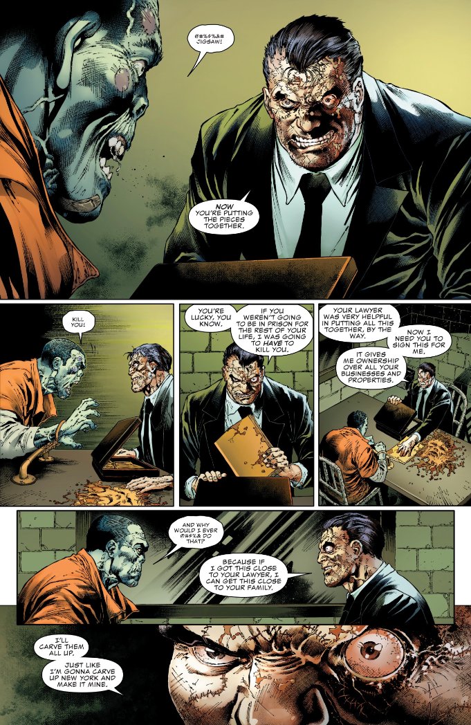 PunisherFanatic's tweet image. Welp, Billy's at it again. 😭

[The Punisher Vol. 13 (2026-Ongoing) #1] #punisher #billyrusso #jigsaw #lonnielincoln #tombstone #marvel #marvelcomics