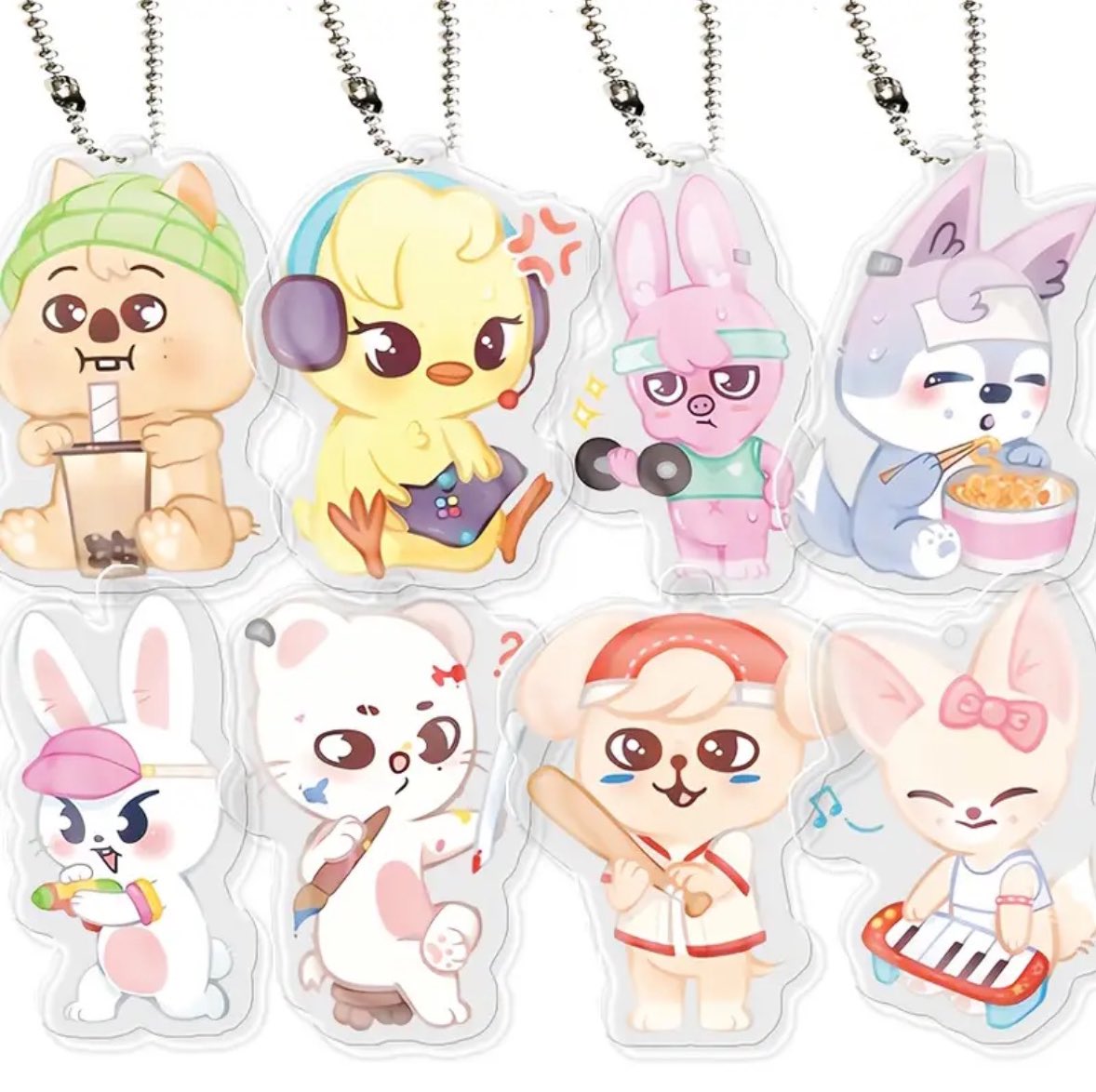 __your__grace__'s tweet photo. @quokkabokkar @Deep_end_stay I found the cutest skzoo keychain on Temu but I don’t want to buy it through that app. I wish I could buy it directly from the artist

If anyone knows the artist who made these plz let me know 😭😭 https://t.co/EuyIC4X5ze