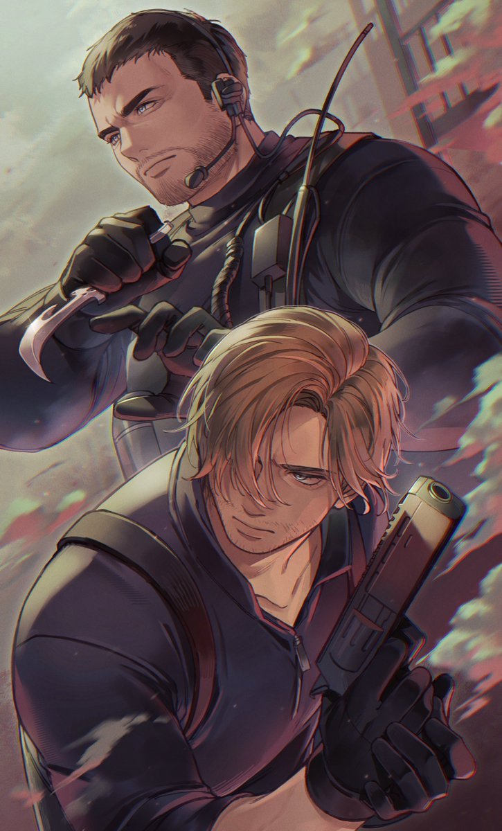 8クリスと9レオン。
いよいよレクイエム発売目前ですね！！楽しみ～！！！✨✨✨