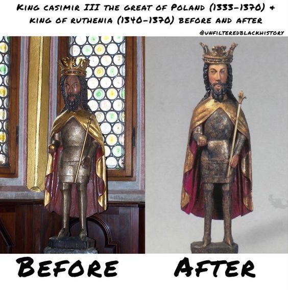King Casimir III The Great of Poland and Ruthenia. Before and After