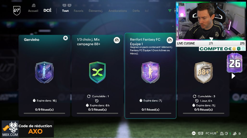 AxoskillYt's tweet photo. EN LIVE 🔴    
- Pack FANTASY garanti
- Récompenses coupe fantasy 
- Un peu de RIVALS    

Hesitez pas à passer ! lien en bas du tweet ⬇️ https://t.co/1fjOGFneh8