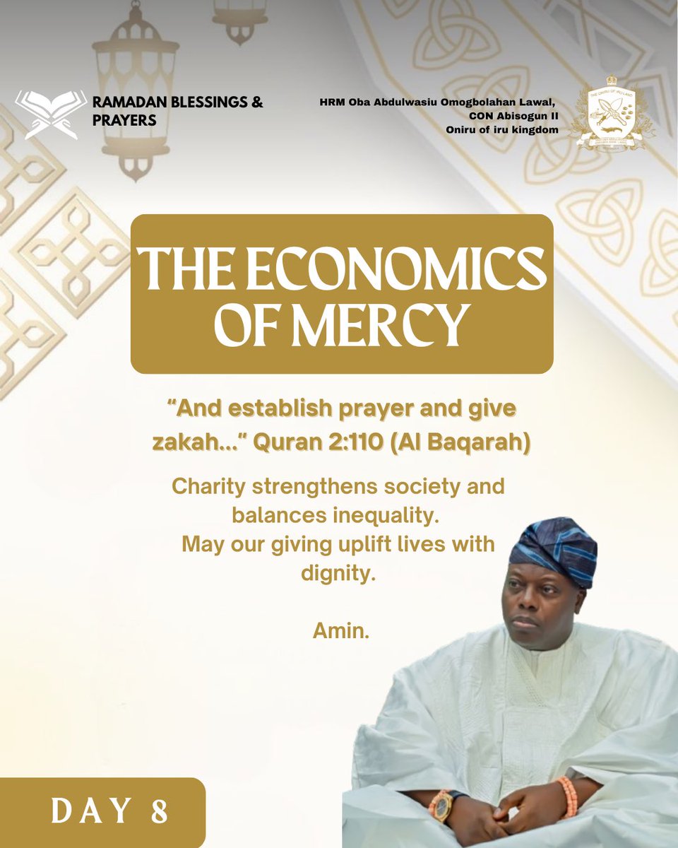 HRMOniru's tweet photo. The Economics of Mercy - Quran 2:110 (Surah Al Baqarah )
Oh Allah, we thank You for your blessings that enables us to give. May our zakat & sadaqah be accepted & may all that receive be blessed to also bless others.
Amin
#RamadanDay8
#TheBlessingsofRamadan
#HRMRAMADANTEACHINGS https://t.co/xZCiopWI3f