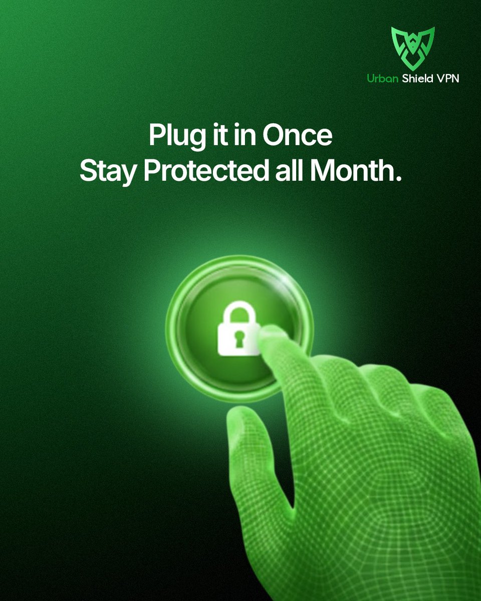 ushieldvpn's tweet photo. Urban Shield VPN – Lock In Your Safety.

Website- https://t.co/mTay7z55Jn

Google Play store- https://t.co/Ba0OGR1H2Z

Apple Store- https://t.co/lGHzi1Ulz3

#SecureWithUrbanShield #YourPrivacyMatters #ShieldYourData #SmartShieldProtection https://t.co/G9nyHd4TKZ