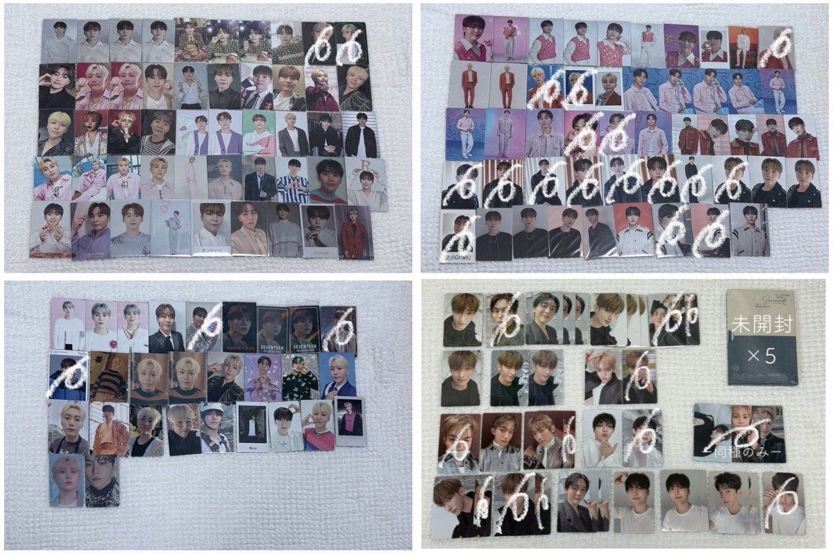 SEVENTEEN セブチ 過去 トレカ グッズ 缶バッチ 交換 譲 エスクプス