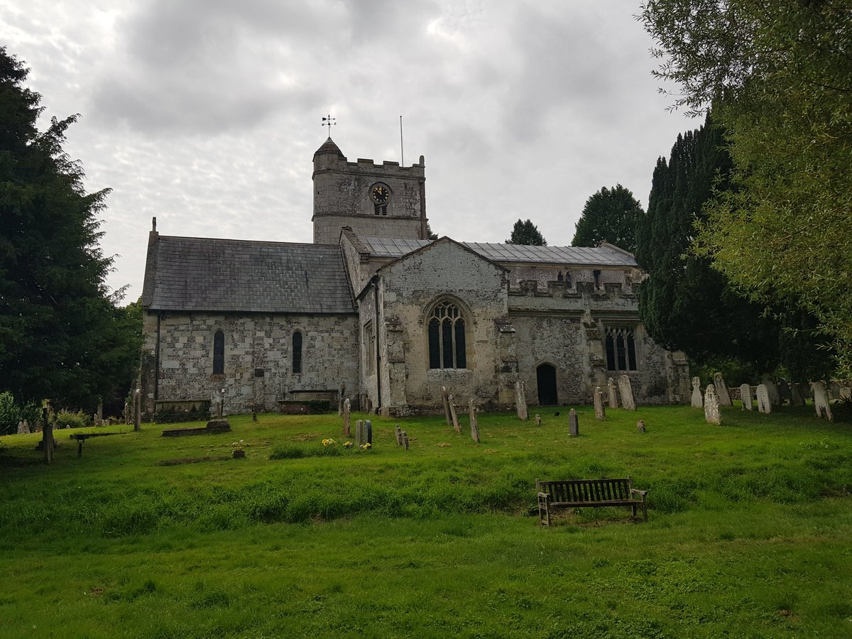 TheHistoryMouse's tweet photo. How exciting! A first night and day #TwitterSnap courtesy of @GretelleMaitre. The very wonderful church of #StMichaelCoombeBissett on the outskirts of Salisbury #Wiltshire. Captured on the #ScamperDownTheEbble2024. Looks lovely illuminated like this https://t.co/i72G88NsPr