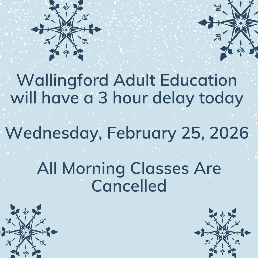 Wallingford Adult Ed tweet media
