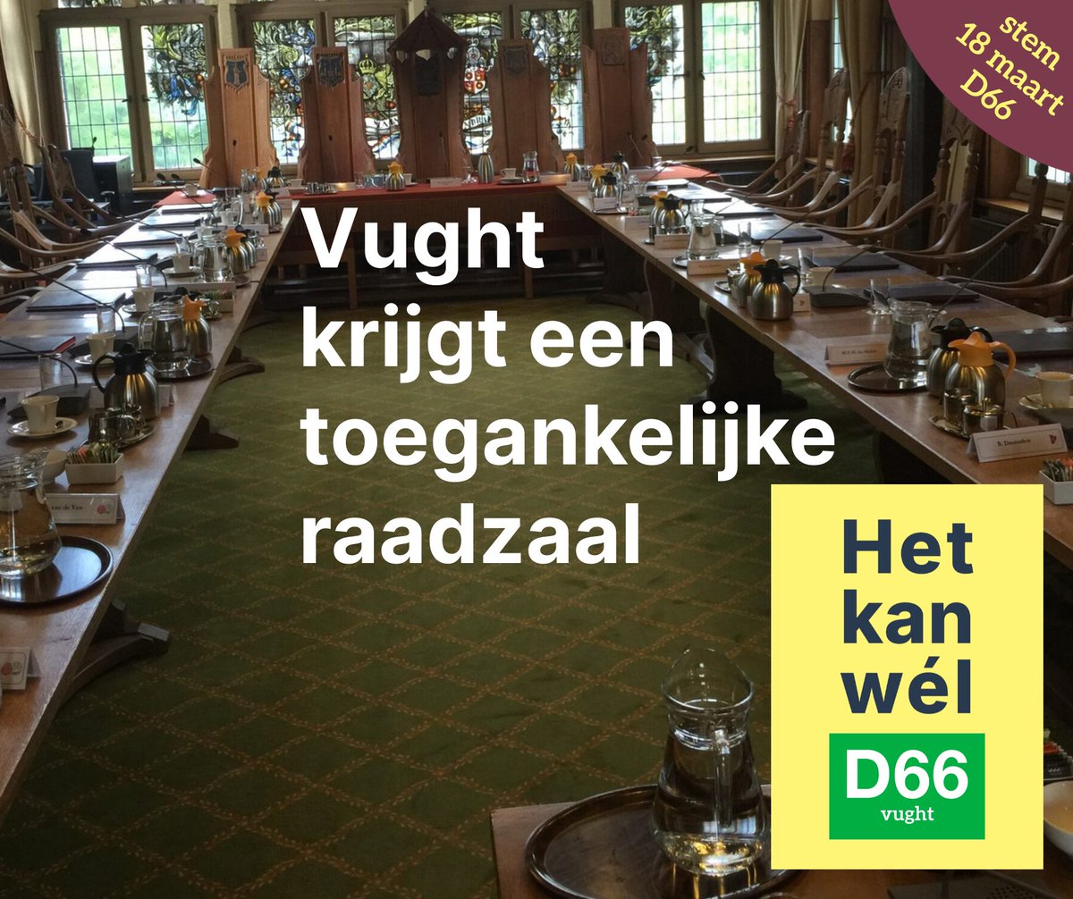 Nog 21 dagen tot de gemeenteraadsverkiezingen. 

In de 66 dagen tot 18 maart delen we elke dag een punt uit ons verkiezingsprogramma. 

Vandaag nummer 46.