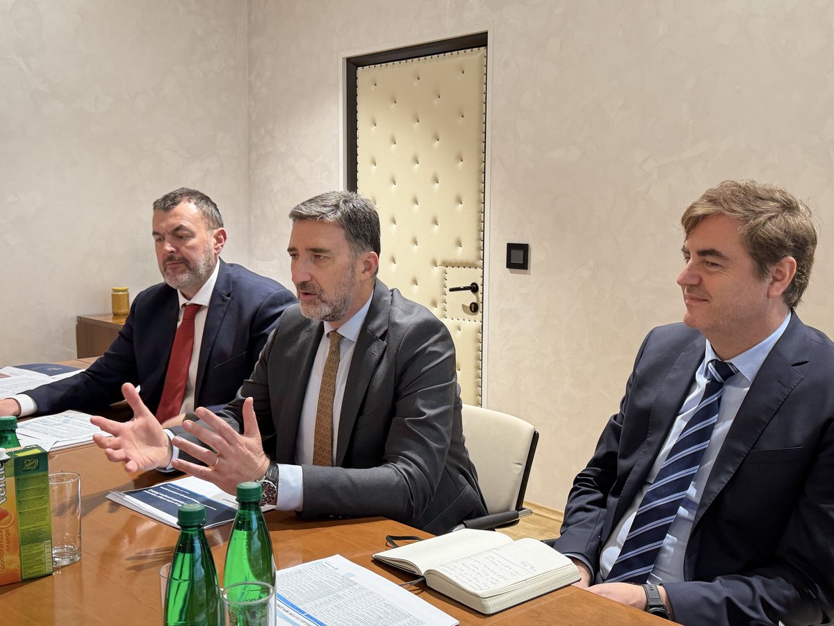 📢 Svjetska banka u posjeti Ministarstvo poljoprivrede, šumarstva i vodoprivrede Crne Gore – predstavljen WaSeC projekat vrijedan 50 mil. € za jačanje otpornosti na klimatske promjene i unapređenje vodne infrastrukture u Crnoj Gori. 💧🌍

#svjetskabanka #vode #vladimirjokovic