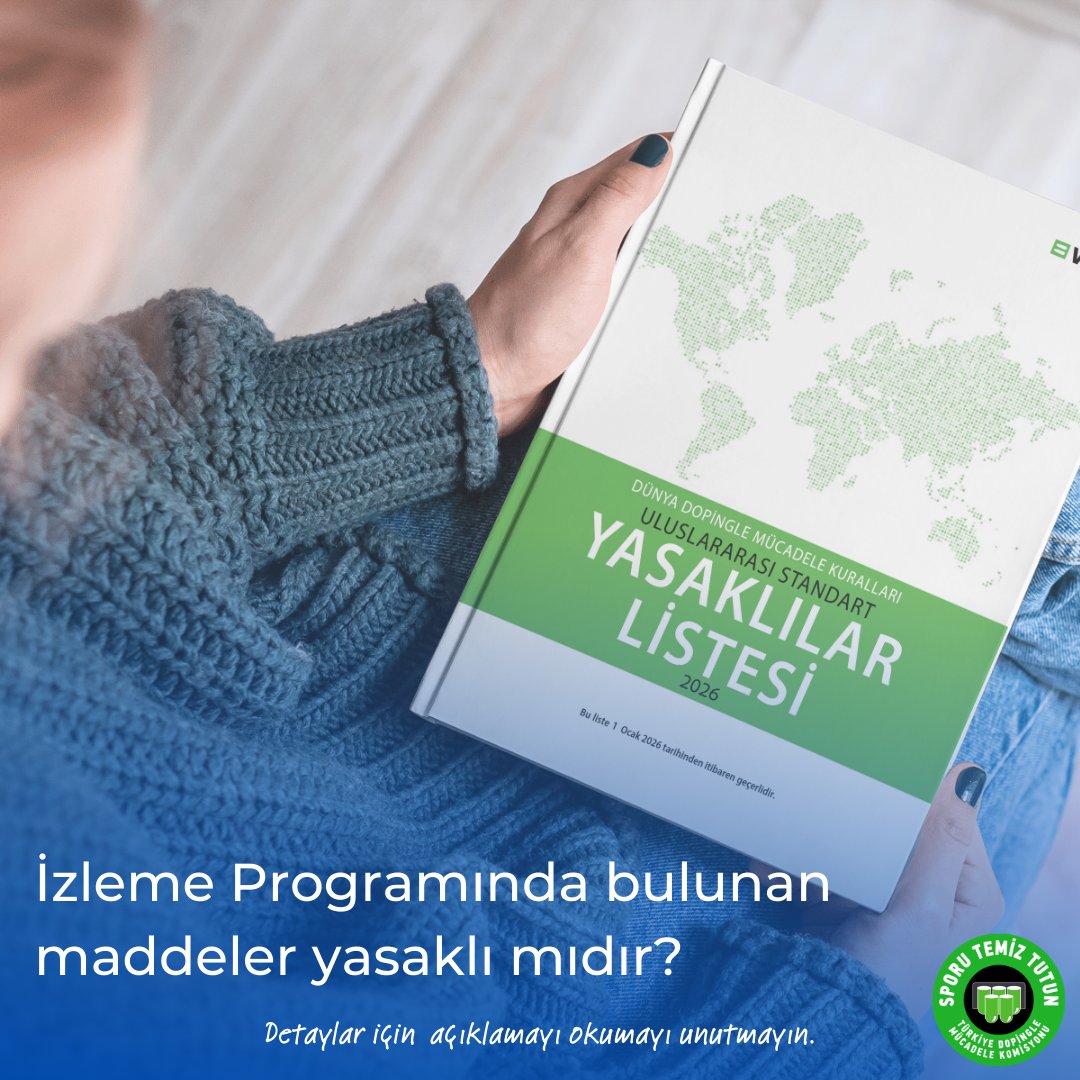 Türkiye Dopingle Mücadele Komisyonu/Turkish NADO tweet media