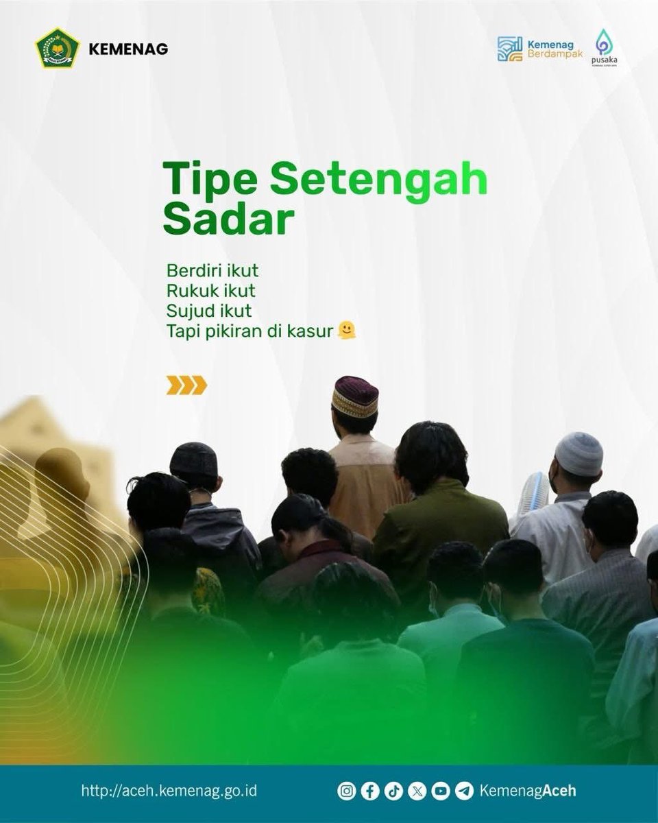 KemenagAceh's tweet photo. Tarawih bukan hanya tentang rakaat, tetapi tentang konsistensi dan niat yang dijaga setiap malam. Yuk maksimalkan ibadah di sisa-sisa bulan Ramadan tahun ini 😊 
#ramadan #kemenagberdampak #kemenagaceh https://t.co/JCYKdEYOCP