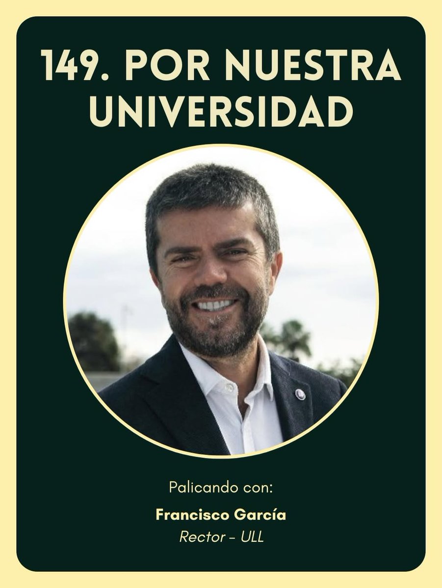 ULL's tweet photo. 🎧 El rector de la #ULL, Francisco García, intervino recientemente en el programa @PDivulgativo.

El papel de la universidad en la sociedad, la financiación que recibe o el auge de instituciones privadas han sido algunos de los temas que han repasado en este pódcast.

Puedes oírlo completo aquí 📻https://t.co/zyfQipGbEC