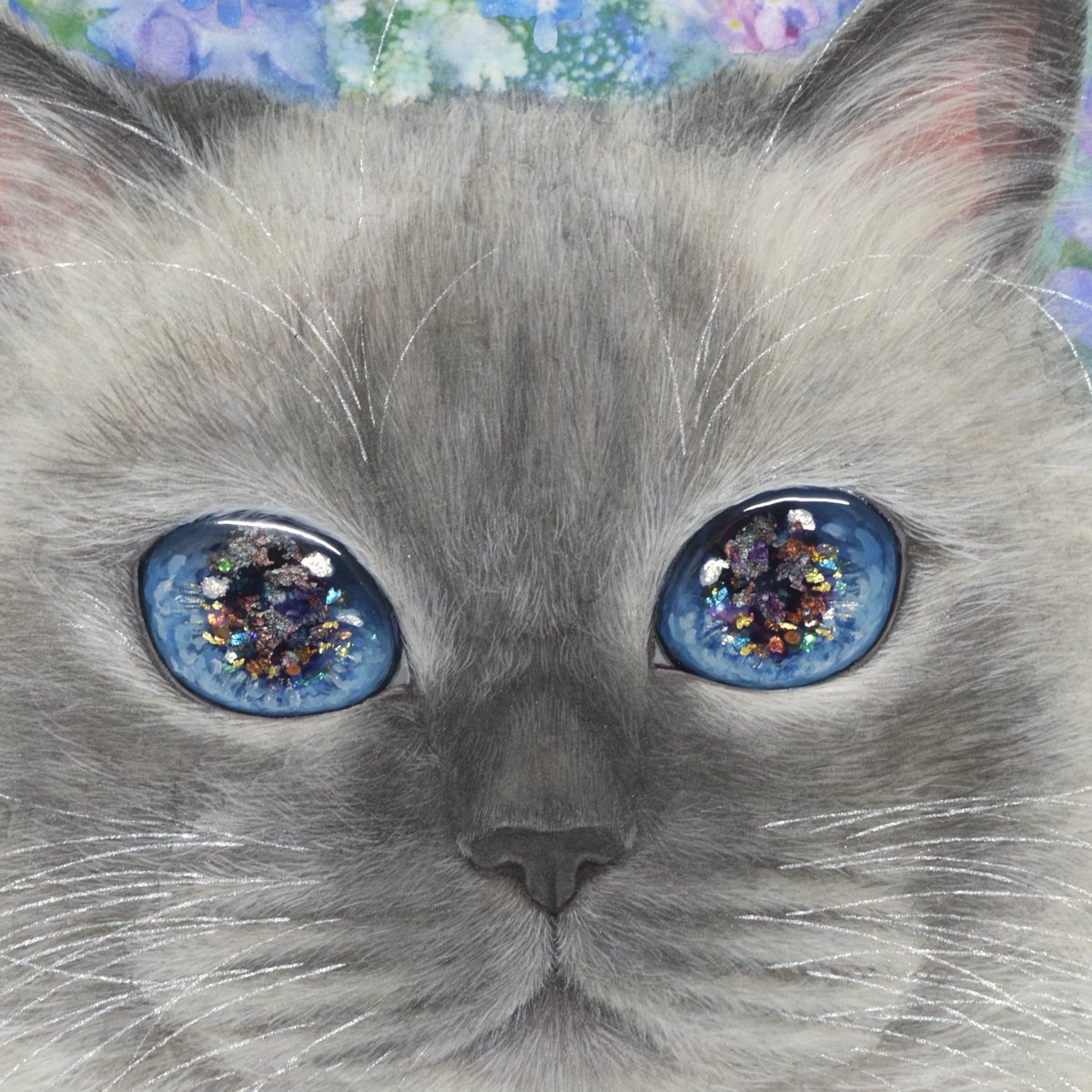 作品を制作している時に集中できていたり上手くいっている時は筆を