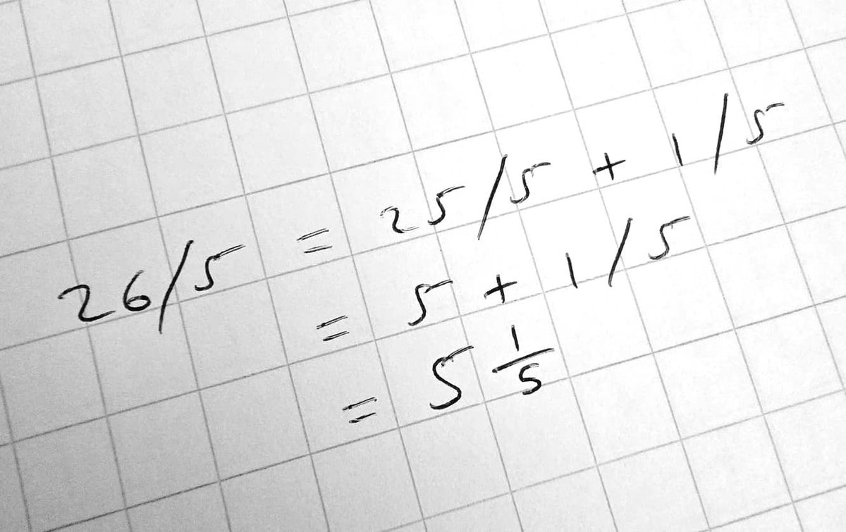 Mixed numbers vs improper fractions: what changes (and what doesn’t), plus quick conversions. 

Read here: geometricbites.blogspot.com/2026/02/mixed-… 📘🧠