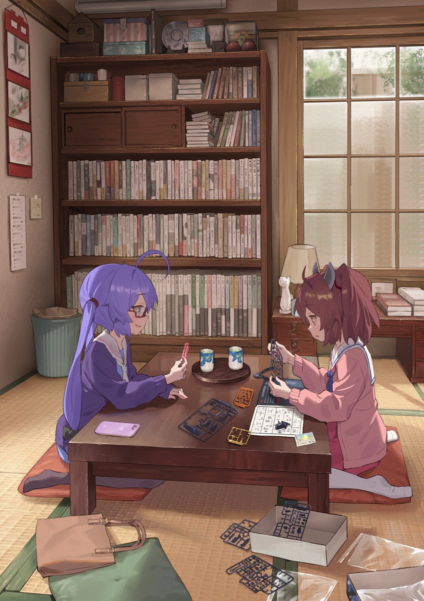 プラモを作るウナきり