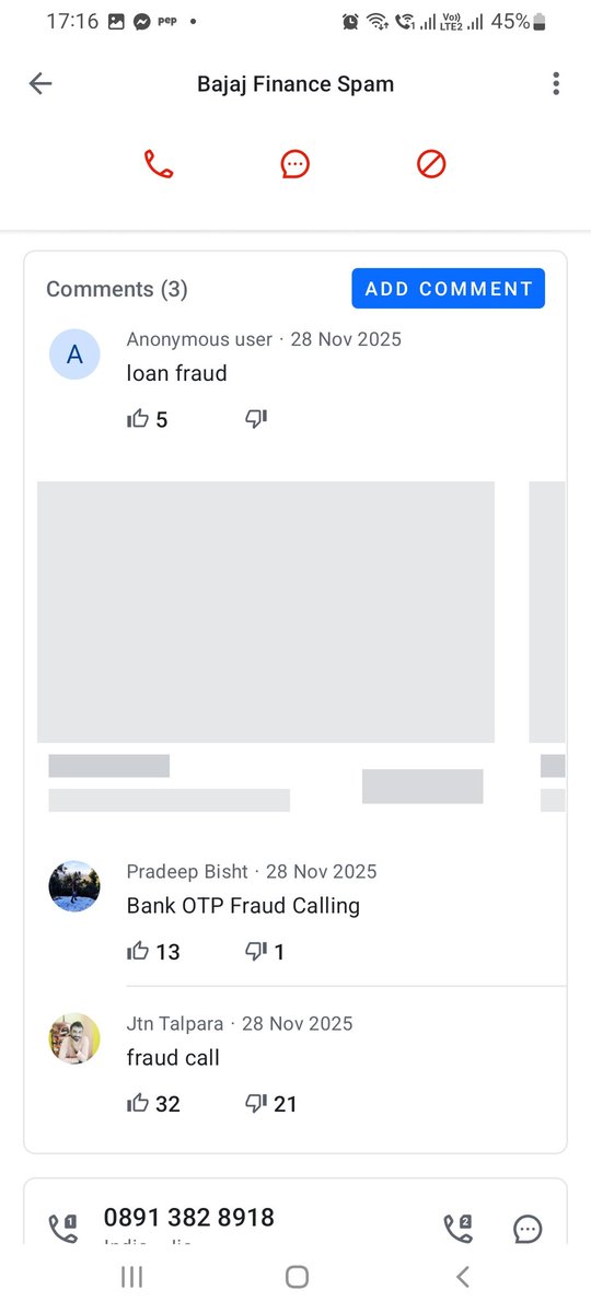 Bajaj fn   calling  relatives receiving threats from your agent  calling regarding payment, including intimidation of my family, unwarranted home visits, and legal threats. Please stop this activity Ac.P579PT10247582 &amp;.F1P299742@RBI <a href="/Bajaj_Finance/">Bajaj_Finance</a> <a href="/bajajsanjiv/">Sanjiv Bajaj</a> <a href="/RBIsays/">RBI Says</a>  <a href="/aajtak/">AajTak</a>