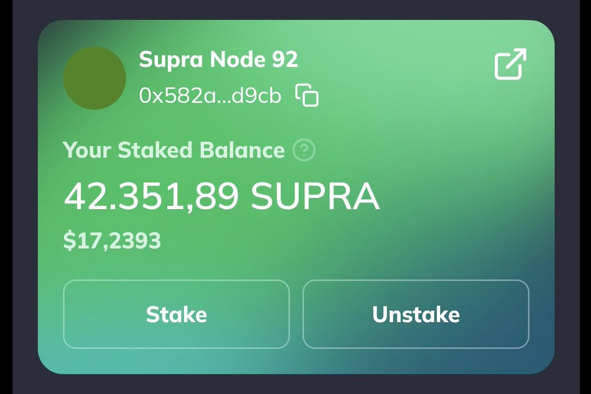 Ini adalah salah satu contoh jepe berikutnya, tapi belum terealisasi 😅

Dapat alokasi 44K SUPRA pada November 2024. Vesting selama 18 bulan, baru unlock nanti Mei 2026. Diawal cuma dapat 10%-nya doang. 

Kalau gak vesting harusnya dapat Rp 50 jutaan saat ATH $0.08

Sekarang
