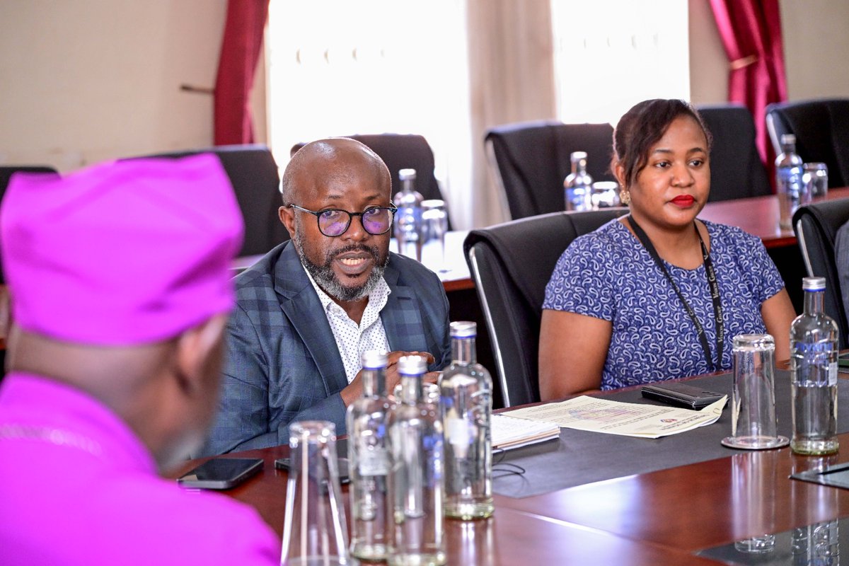The CEO of Vision Group <a href="/nyamadon/">Don Wanyama</a> today led a delegation on a courtesy call to the Archbishop of the <a href="/ChurchofUganda_/">Church of Uganda</a>, The Most Rev Dr Stephen Samuel Kaziimba Mugalu, at the Provincial Secretariat in Namirembe.

The delegation briefed the Archbishop on the company’s