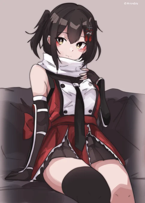 フィギュア見ながら描いた夜戦ちゃん