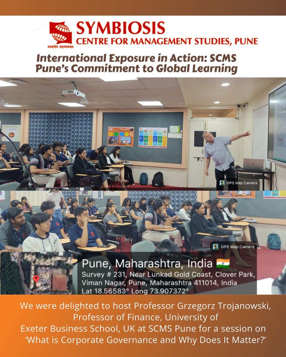 SCMS Pune Official tweet media