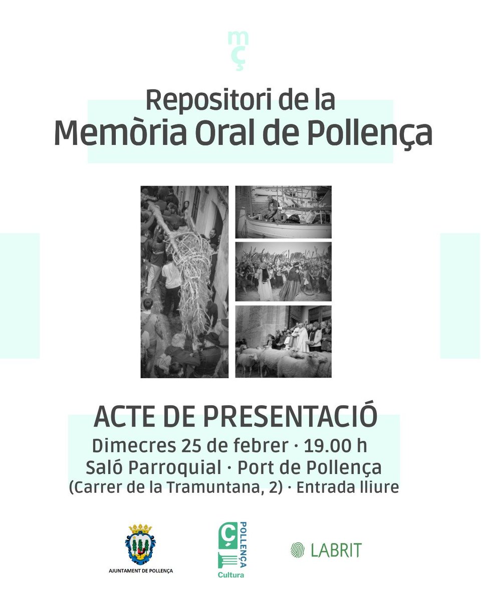 Avui presentam això al Port de Pollença!