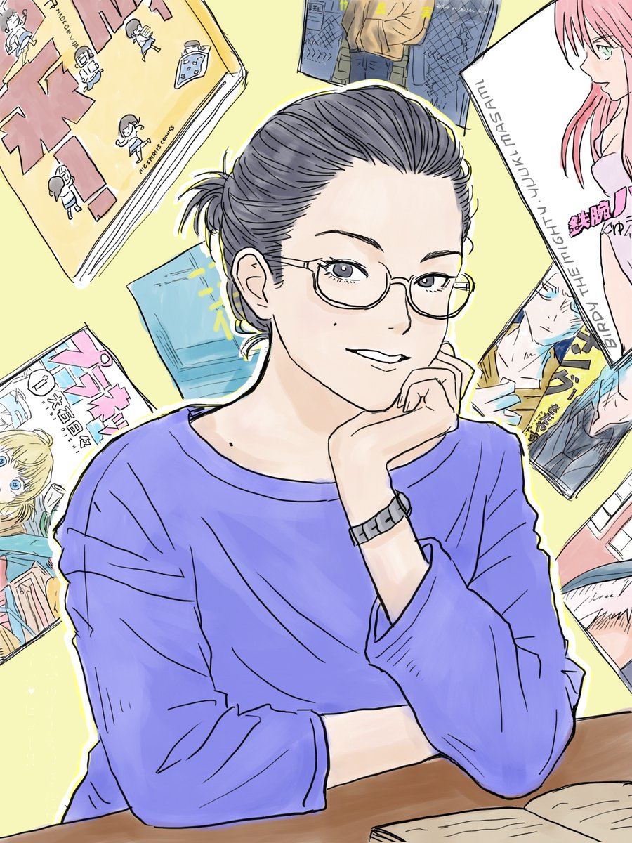 ゆうきまさみ先生も担当されていた、小学館の編集者・ヤマウチナオコさん。たぬきちが漫画を描いたときに声をかけてくださって、私が進学か？絵を練習するか？という悩みを打ち明けたときに、高校2年・3年はしっかり勉強に集中して、大学に入ってからでも絵は遅くない。と丁寧なアドバイスを下さった方