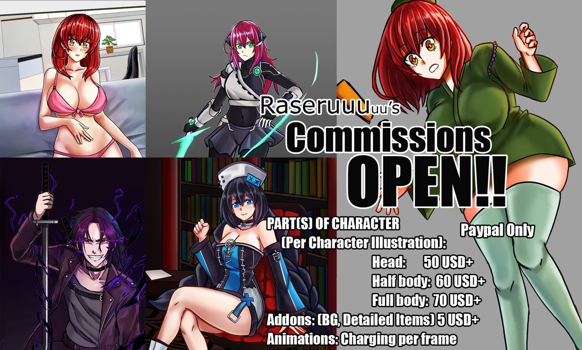 Commissions Open again!!
Please let me draw for you!

Something happened.. I have to earn to help my family >.<
ko-fi.com/raseruuu