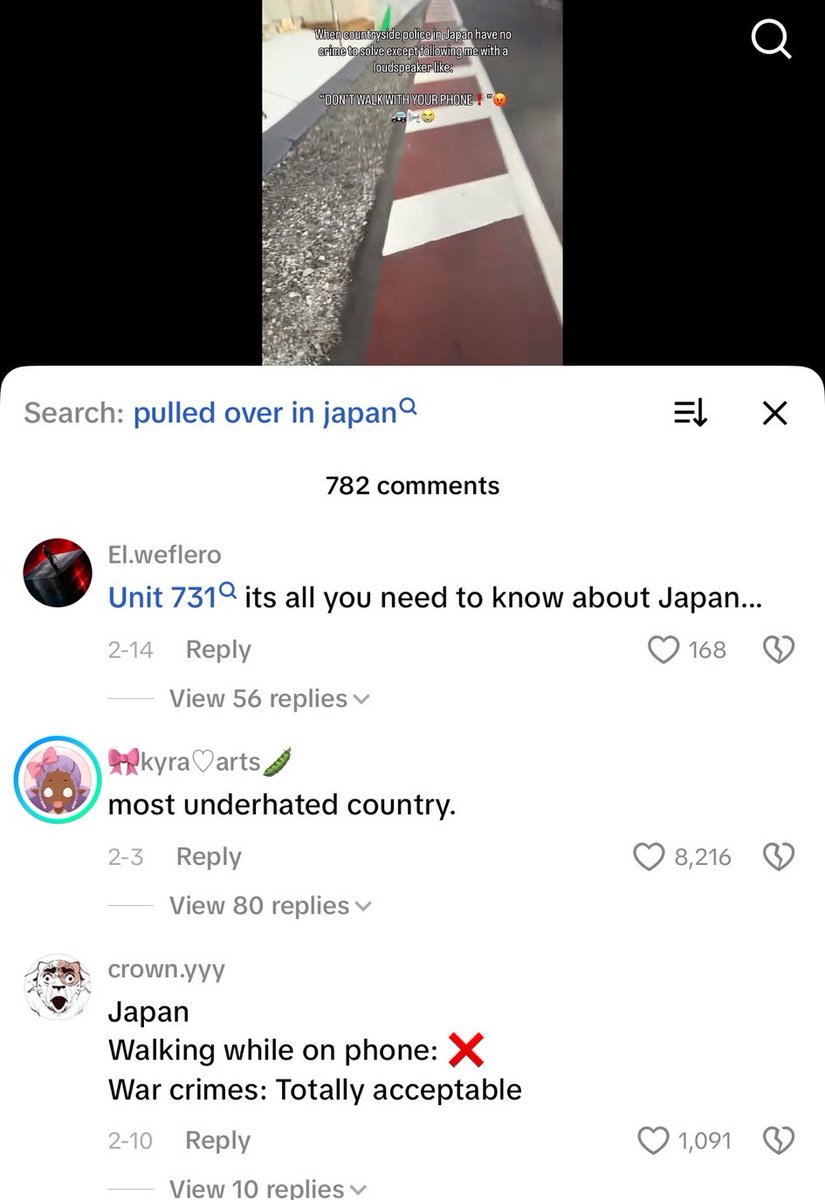 hood_grimes's tweet photo. 🤖 SLIGHTEST JAPANESE  INCONVENIENCE ON TIKTOK FEED 🤖
🤖 FETCHING NEW OPINION... 🤖

🔁 GENERATING COMMENT... 🔁

"JAPAN DID WAR CRIMES BEEP BOOP 🤖" https://t.co/5PBAAkylCC