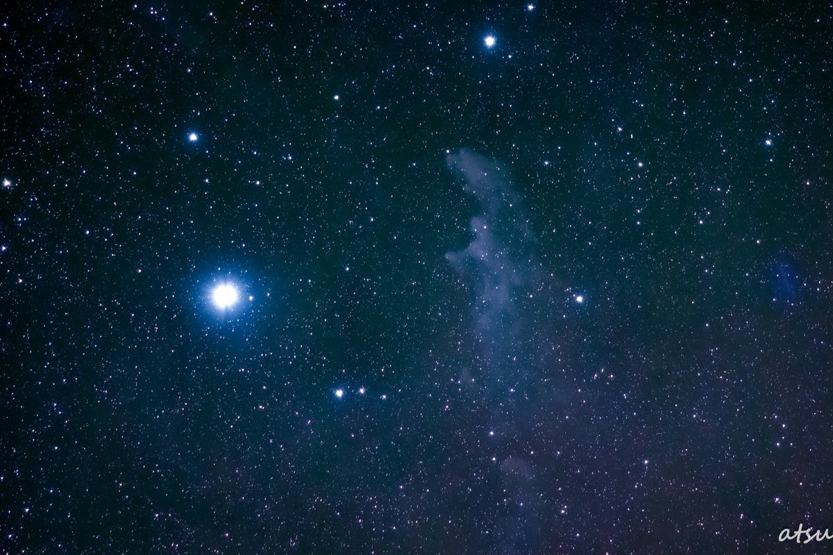 IC2118 魔女の横顔星雲 なかなかツラいですが、これもがんばった方