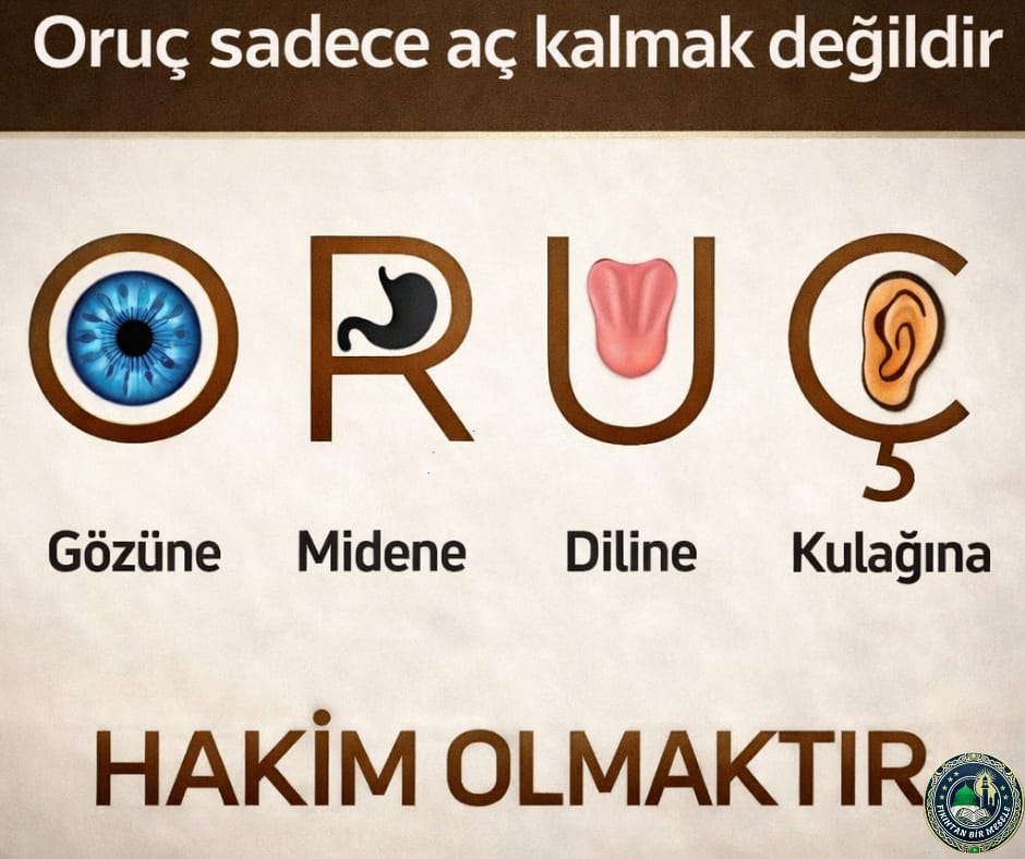 👉 Oruç sadece aç kalmak değildir ❗