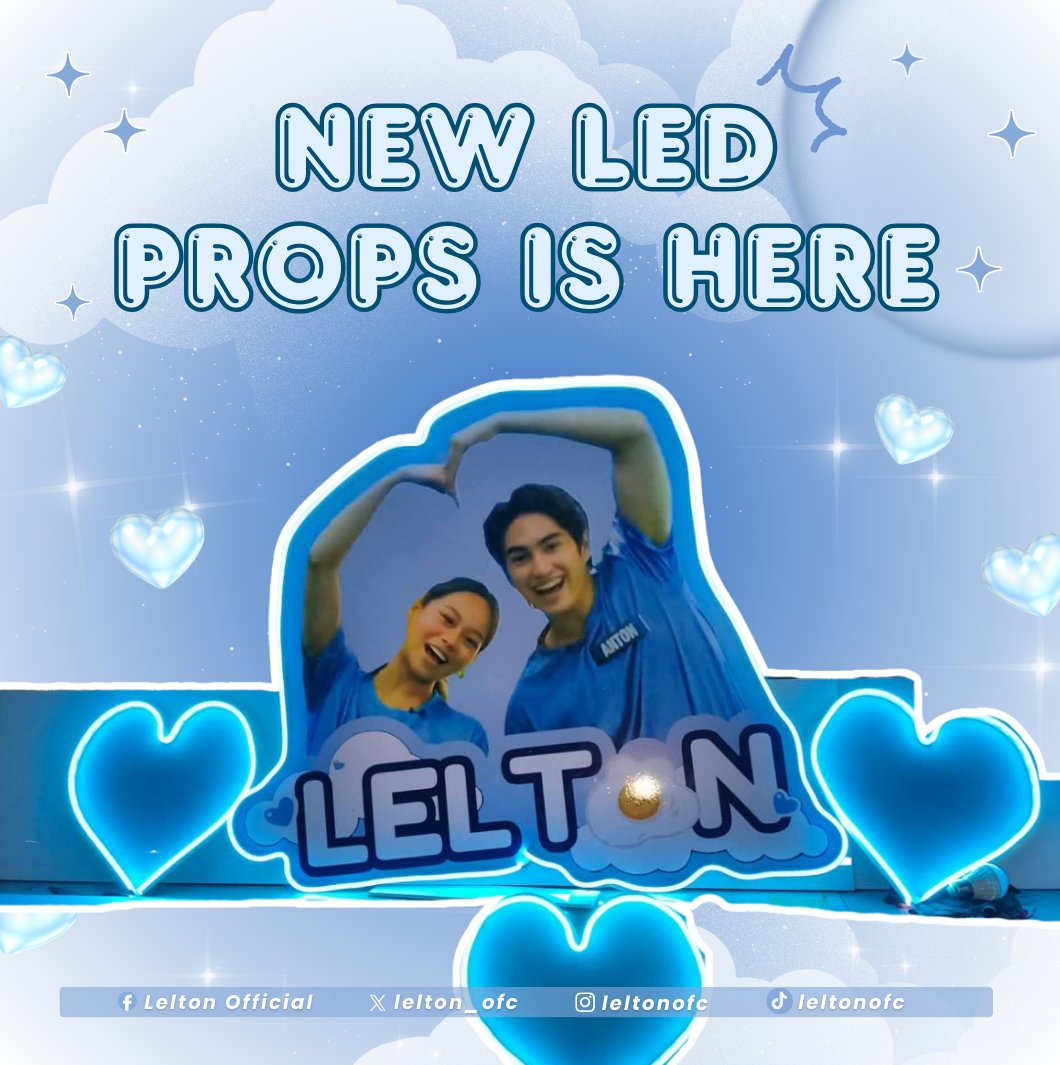 lelton_ofc's tweet photo. 𝐓𝐑𝐀𝐘𝐙𝐄𝐑𝐒, 𝐁𝐈𝐆 𝐍𝐈𝐆𝐇𝐓 𝐑𝐄𝐀𝐃𝐘 

The wait is over our NEW LED PROPS are finally here and we are beyond ready to light everything up in BLUE for Lelton! This is not just a props, this is our energy, our unity, and our love shining the brightest on the biggest night.

From every cheer to every glow, we’re turning the entire place into a sea of blue. No dim lights, no holding back just pure support, loud pride, and unstoppable Trayzers power.

Big Night ready? ALWAYS. For Lelton? ALL OUT!!! ✨🩵

#LelTon