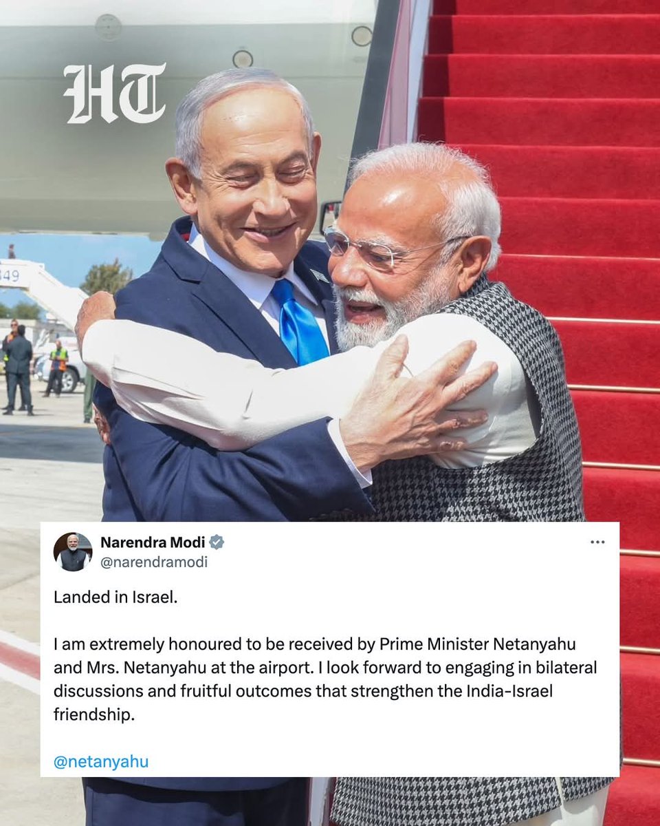 thetanmay_'s tweet image. Meet of two ancient Civilizations 🇮🇳 🤝 🇮🇱
PM Modi Second Israel Visit 🔥

#PMModi #Israel #pmmodiisraelvisit