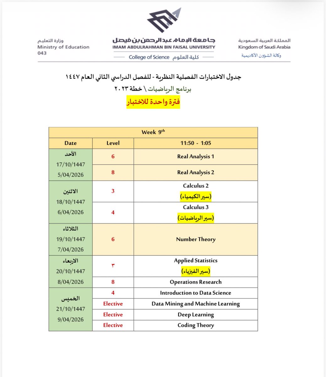 وكالة الشؤون الأكاديمية بكلية العلوم tweet media