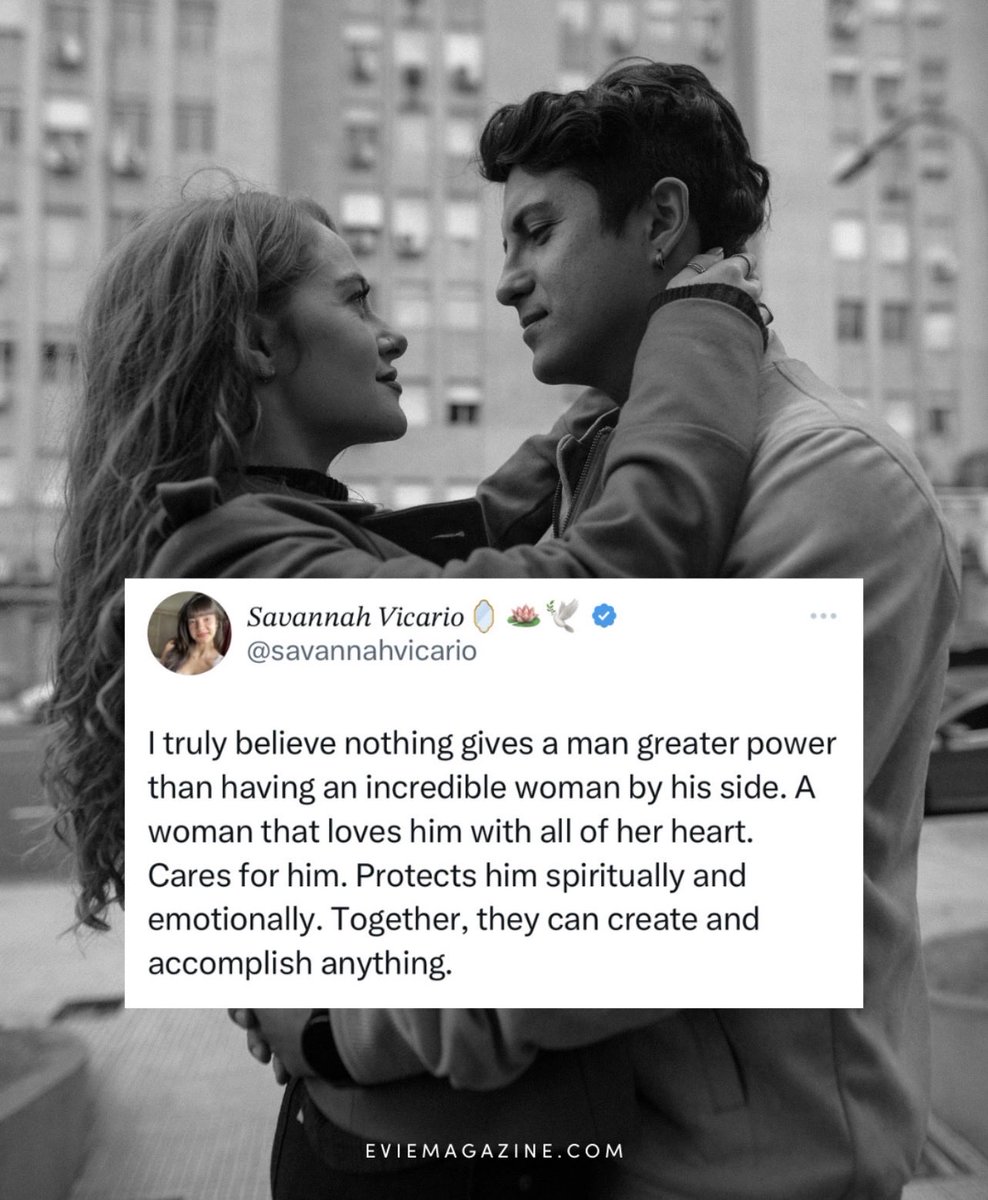 Men and women aren’t meant to be rivals...
We’re on the same team.

<a href="/Evie_Magazine/">Evie Magazine</a> gets that.