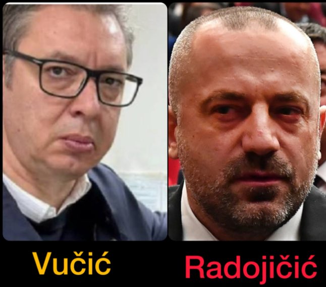 Sta mislite ko će koga da uništi?
Veleizdajnik seoskog mafijaša ili obrnuto.
Znam jedno obojica moraju da robijaju.