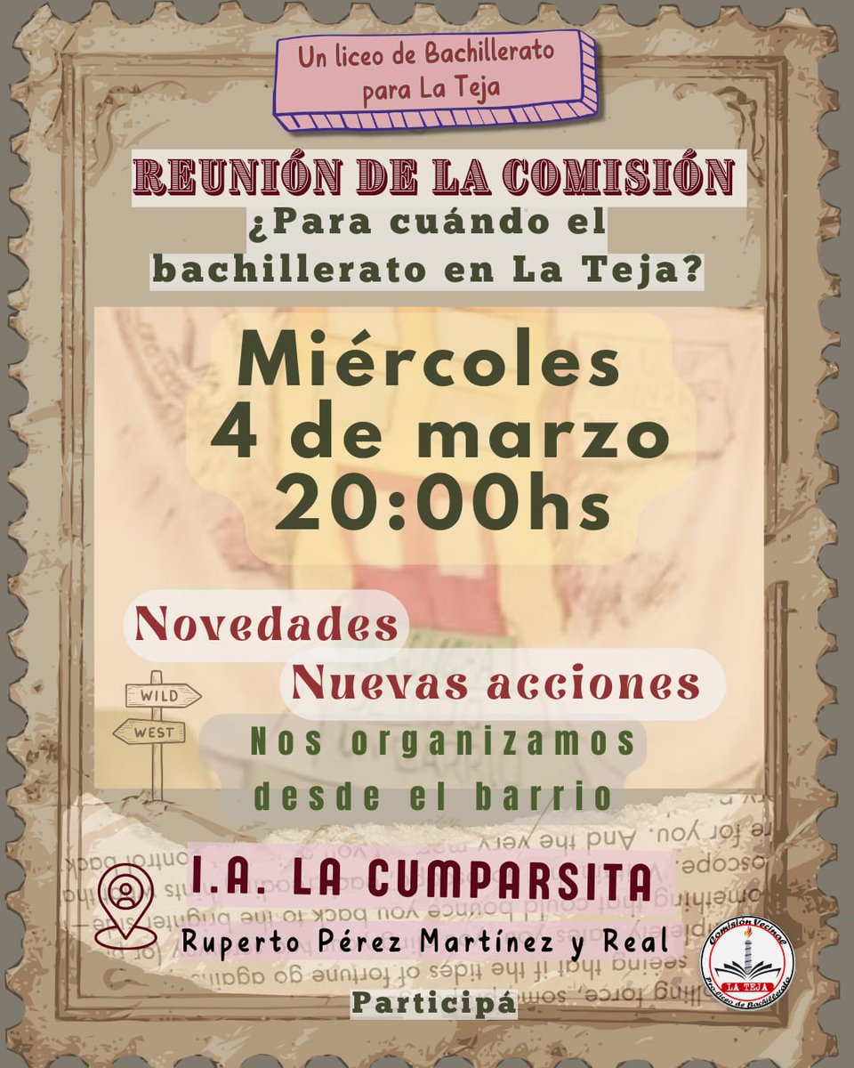 Comisión Pro Liceo Bachillerato en La Teja tweet media