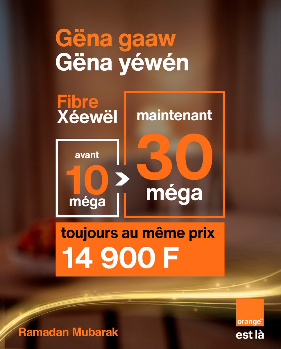 Orange Sénégal tweet media