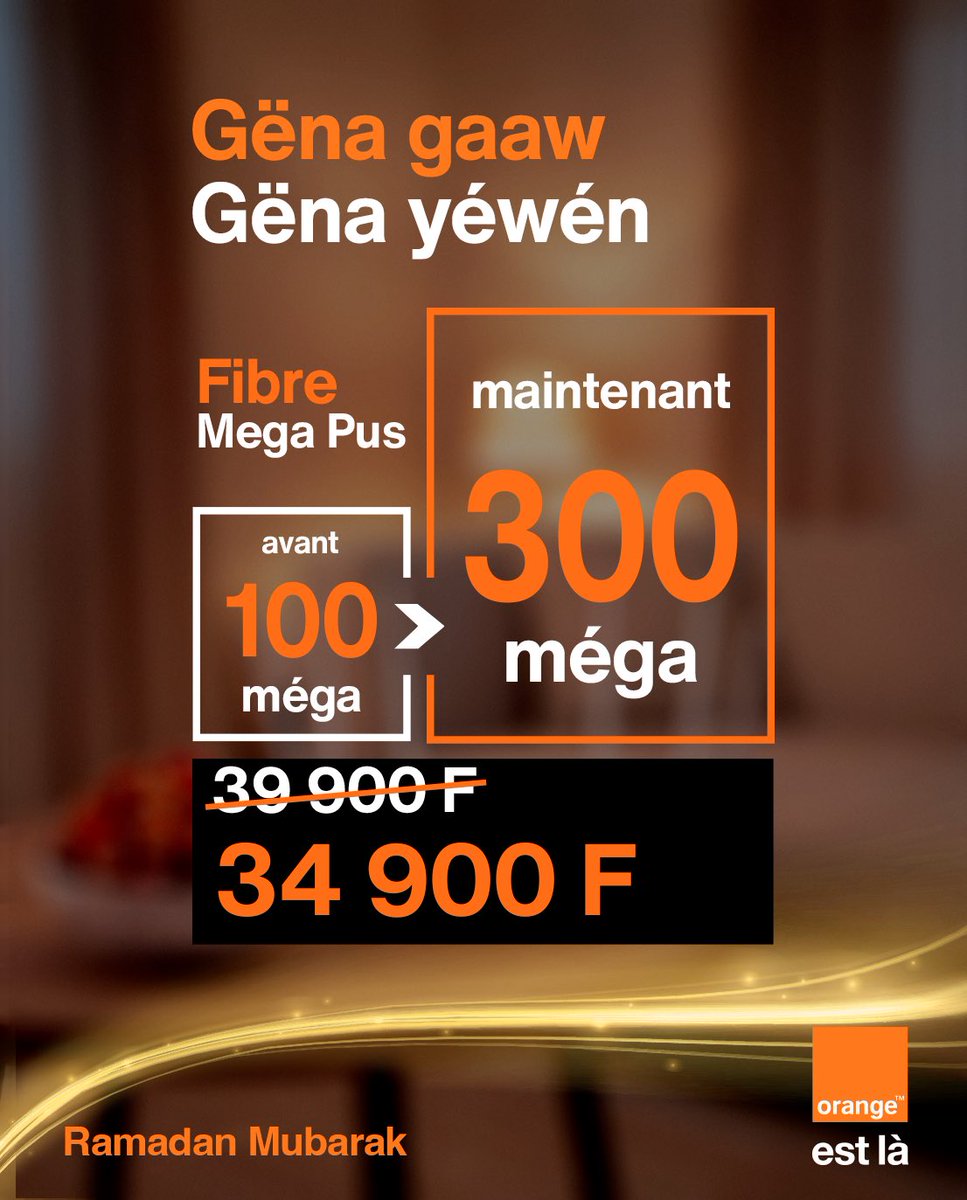 Orange Sénégal tweet media