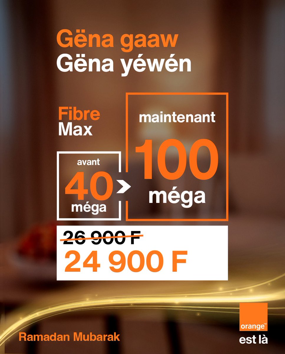 Orange Sénégal tweet media