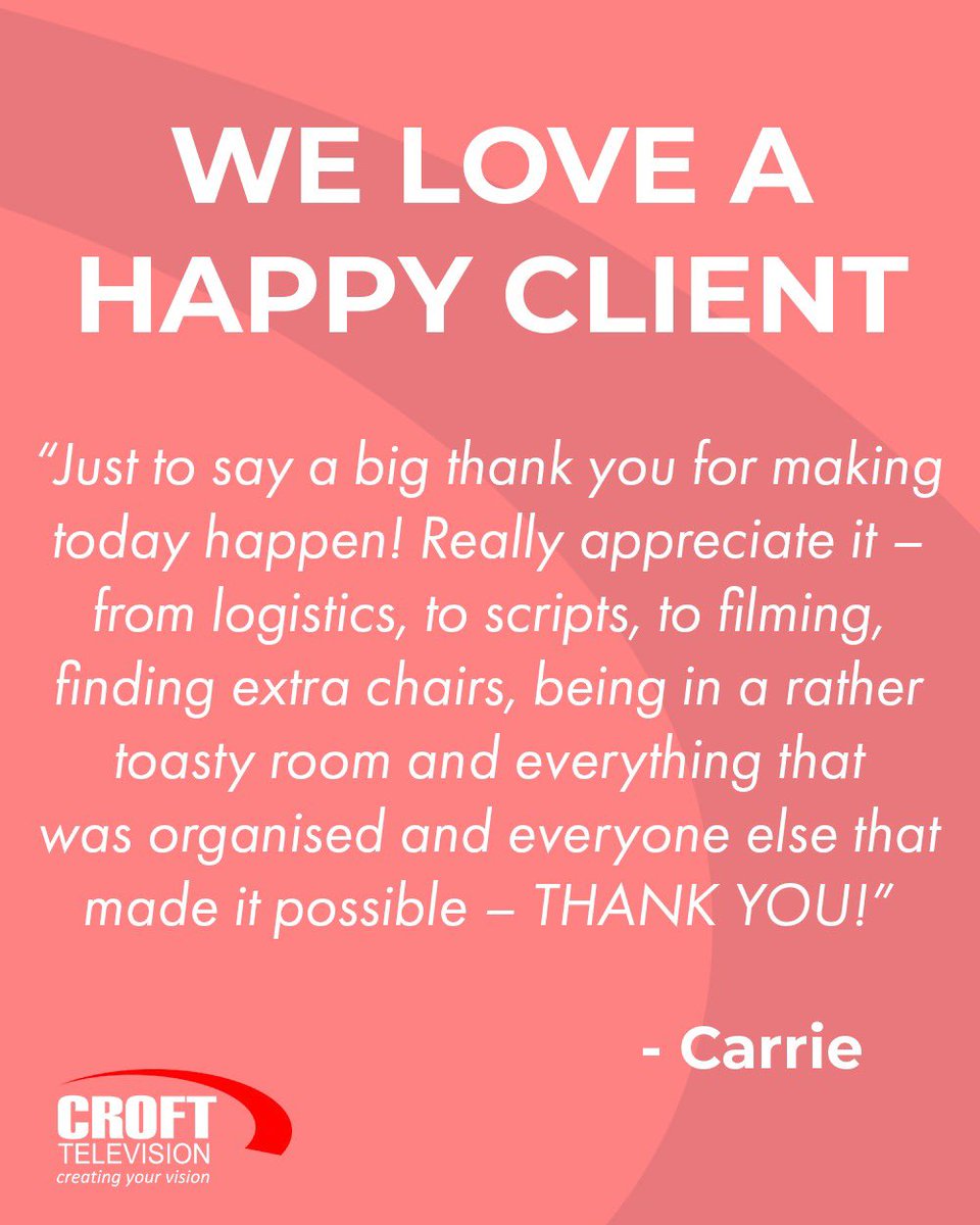 Croft Television tweet media