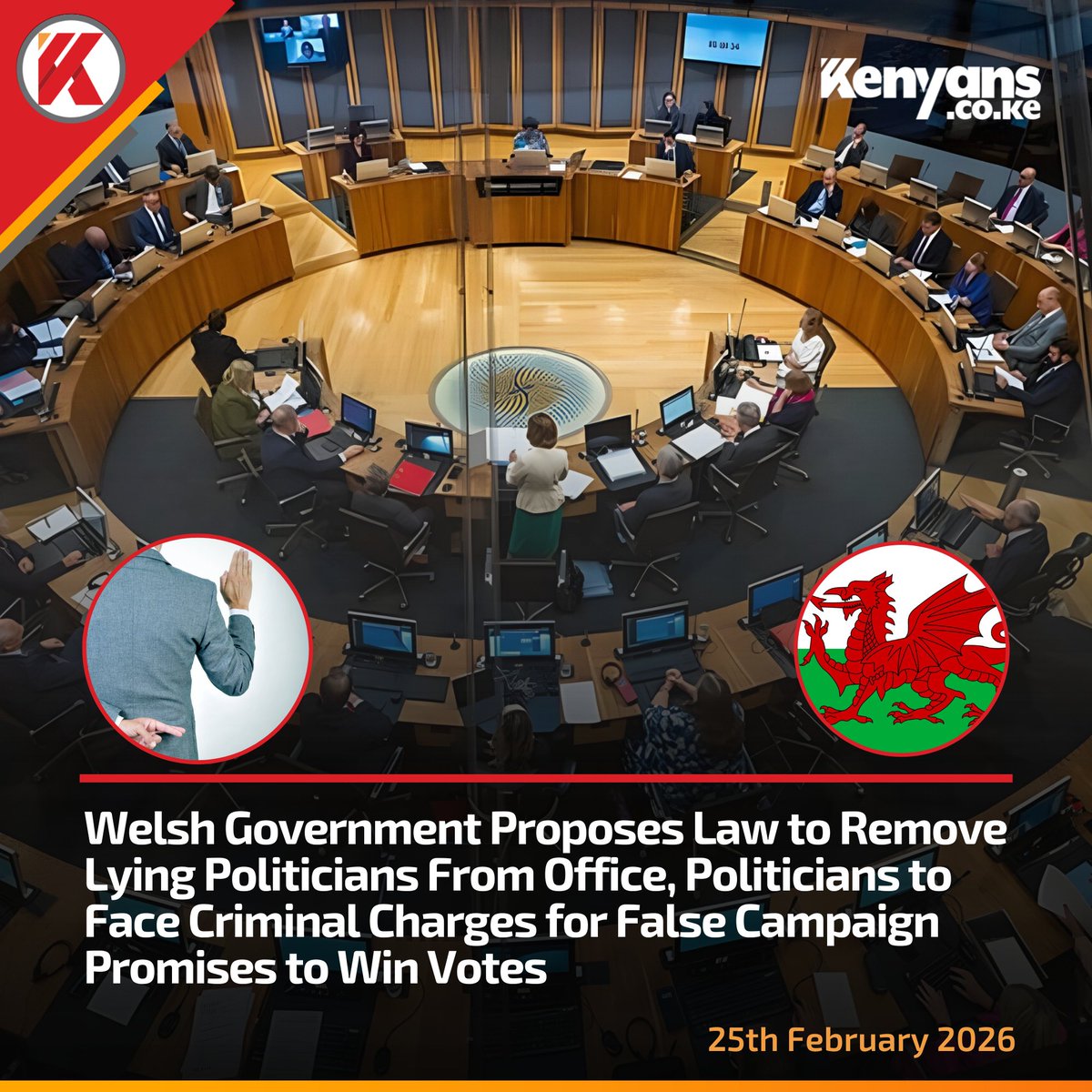 Welsh Government proposes law to remove lying politicians from office