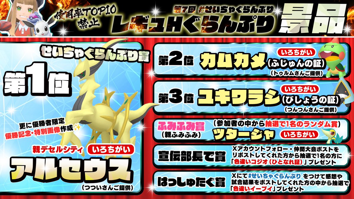 saycha_pokemon's tweet photo. 🌈仲間大会まで後3日🌈 #拡散希望

準備は宜しいですか！？✨
途中参加OK😉ぜひご参加ください！

🆔WJKFJW
2月28日(土)21:00〜22:59
🎮使用率TOP10禁止レギュHぐらんぷり
#せいちゃぐらんぷり

参加条件：チャンネル登録
配信枠🔗https://t.co/h9PNGEtnDH

#仲間大会 #ポケモンSV #ポケモンSV仲間大会 https://t.co/pyGPdkH4GB