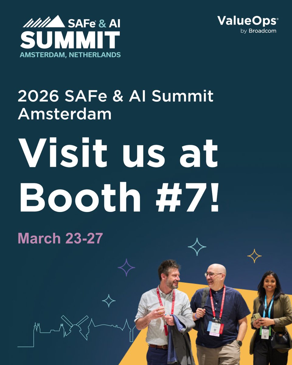 Broadcom Software ValueOps Value Stream Management tweet media