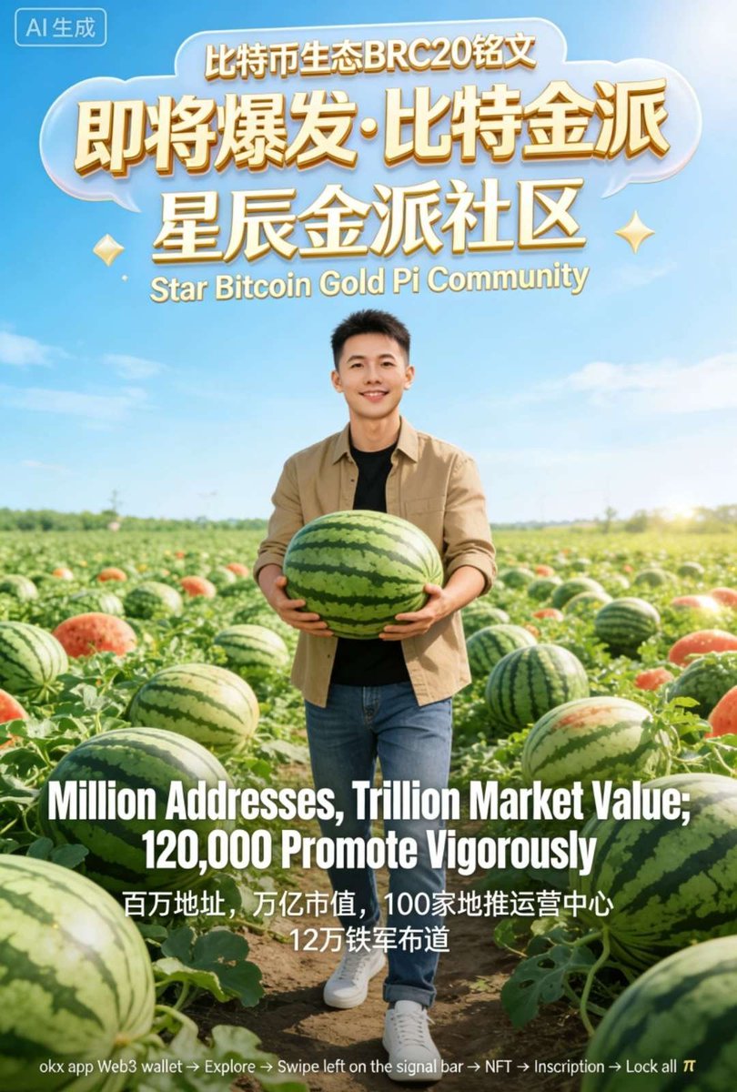 rCkMwoZA1613949's tweet photo. @CryptoNobler 🔥🔥🔥💰💰💰Break financial barriers in Bitcoin! Bis Ecological Bitgold 𝛑 opens to all. Steady growth, multiple incomes. Join 120,000+ holders now!
✅Open OKX Web3 Wallet → Discover → Search → Paste DEX URL → Find Bitgold 𝛑
🧨🧨🧨🏃🏻♂️🏃🏻♂️🏃🏻♂️
#BitcoinEco #Web3Wealth #Bitgold𝛑 https://t.co/KJar3sRe80